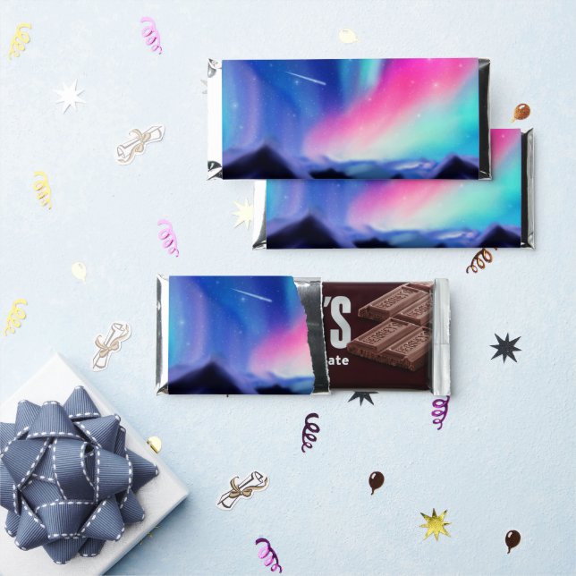 Aurora Dreams Hershey Bar Favors (Front)