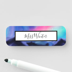 Aurora Dreams Name Tag