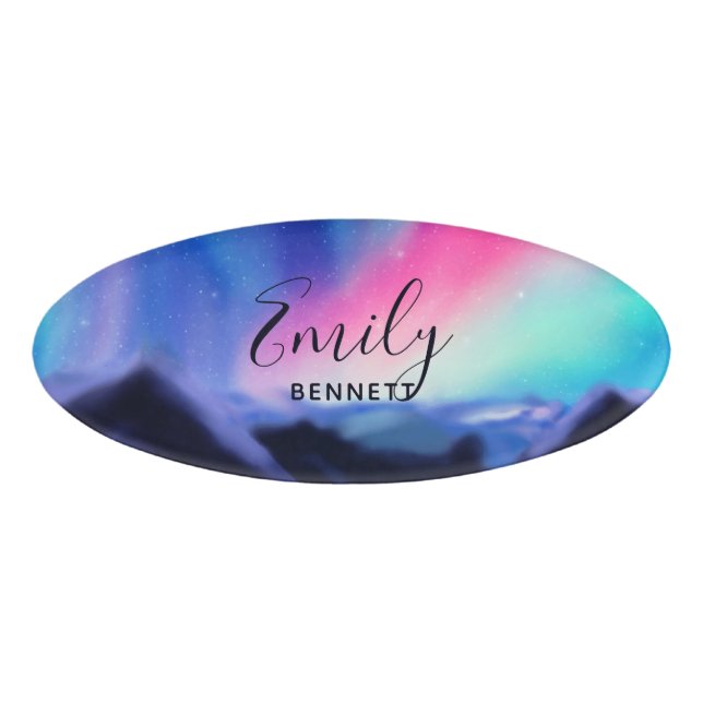 Aurora Dreams Name Tag (Front)