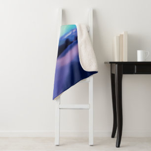 Aurora Dreams Sherpa Blanket