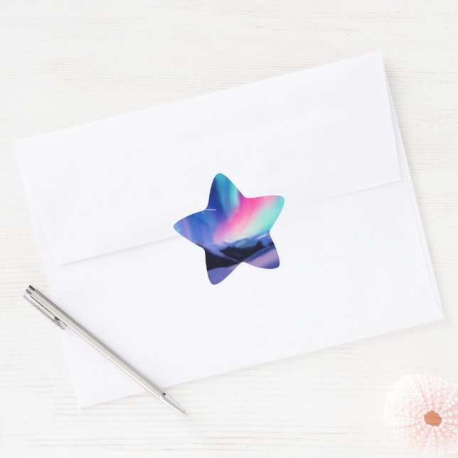 Aurora Dreams Star Sticker (Envelope)