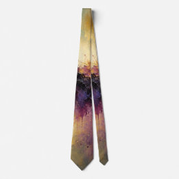 Aurora Drips Fine Art Neck Tie