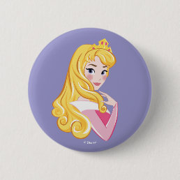 Aurora Fairest of Them All Button