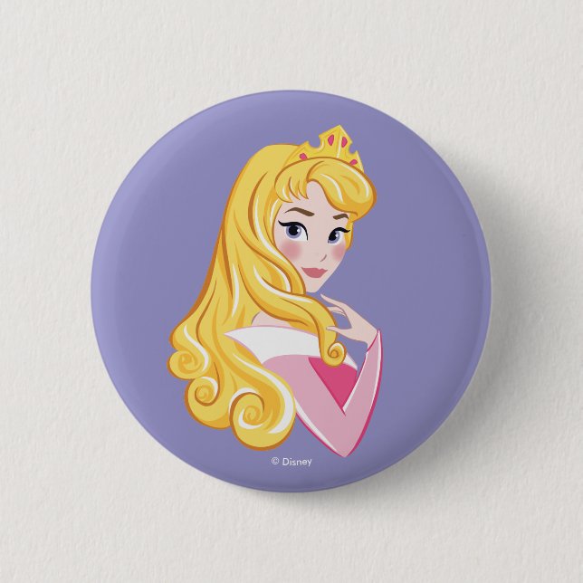 Aurora Fairest of Them All Button (Front)