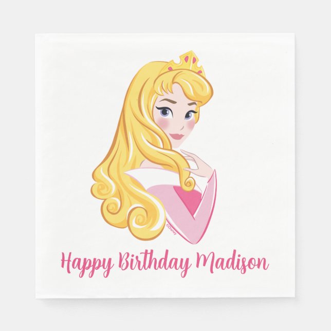 Aurora Fairest of Them All Napkins (Front)