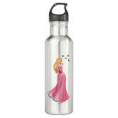 Princess Aurora 2 Stainless Steel Water Bottle, Zazzle