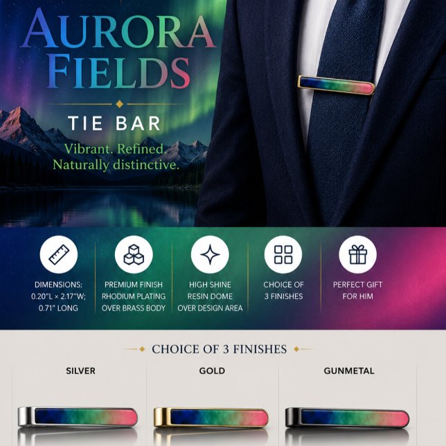 Aurora Fields Gold Finish Tie Bar (Creator Uploaded)