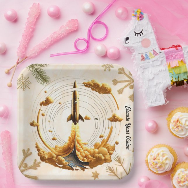 "Aurora Flight" Paper Plates (Party)