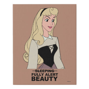 Aurora   Fully Alert Beauty Faux Canvas Print
