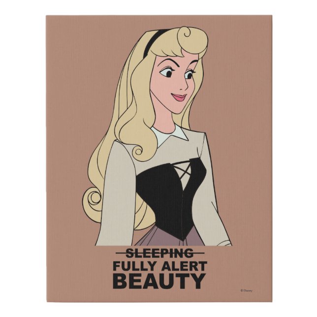 Aurora | Fully Alert Beauty Faux Canvas Print (Front)