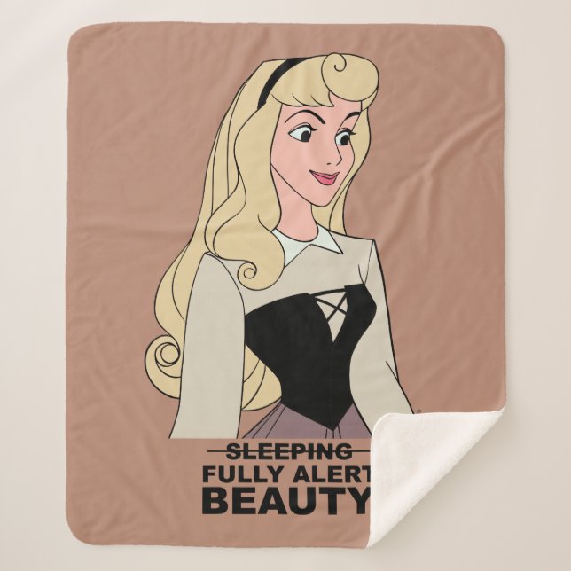Aurora | Fully Alert Beauty Sherpa Blanket (Front)