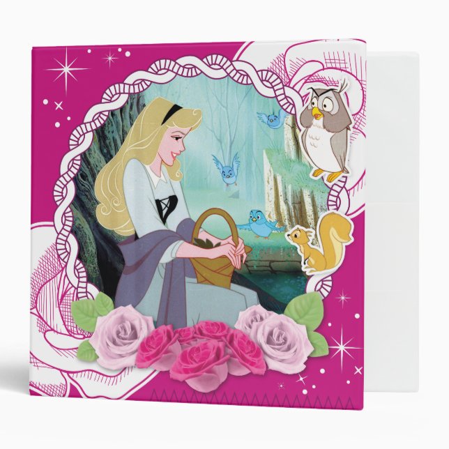 Aurora - Gentle and Graceful 3 Ring Binder (Front/Inside)