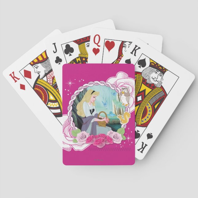 Aurora - Gentle and Graceful Playing Cards (Back)