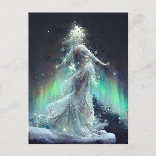 Aurora goddess  postcard