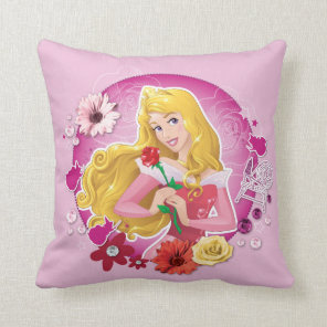 Aurora - Graceful Princess Throw Pillow