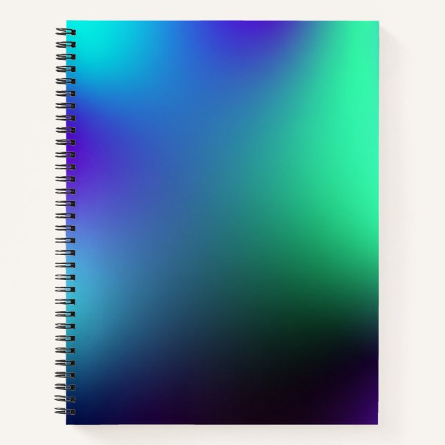 Aurora Gradient Bullet Journal / Lined Notebook (Front)