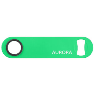 Aurora green color name bar key