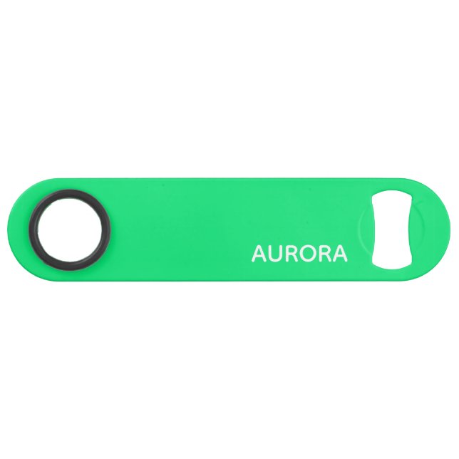 Aurora green color name bar key (Front (Horizontal))