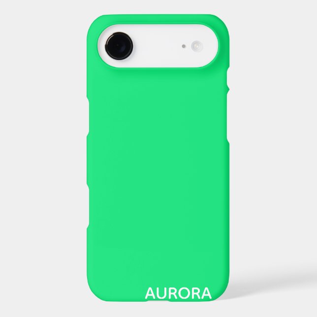 Aurora green color name Case-Mate iPhone case (Back)