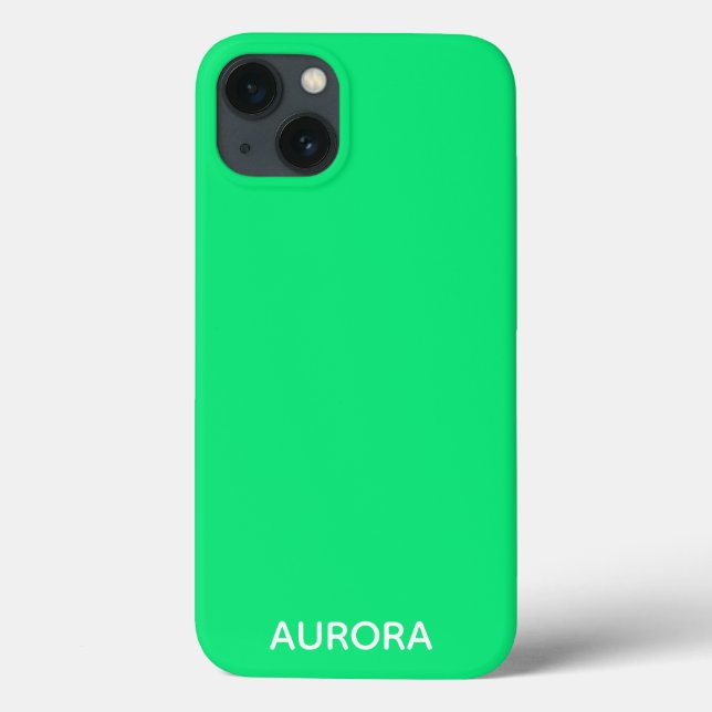 Aurora green color name Case-Mate iPhone case (Back)