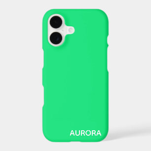 Aurora green color name iPhone 17 case