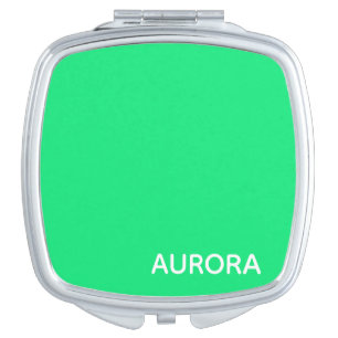 Aurora green color name compact mirror