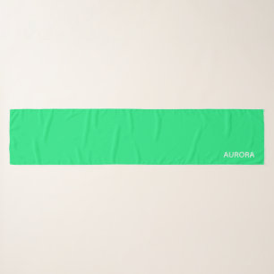 Aurora green color name scarf