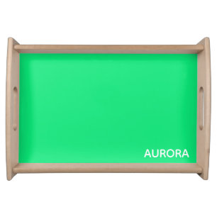 Aurora green color name serving tray