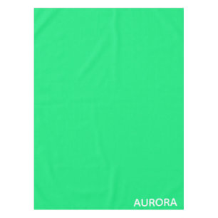 Aurora green color name tablecloth