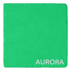 Aurora green color name trivet