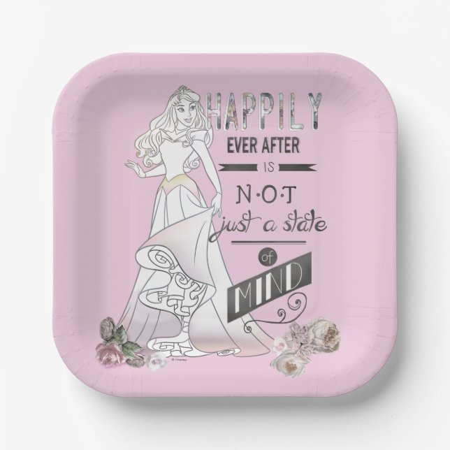 Aurora - Happily Ever After Paper Plates (Front)