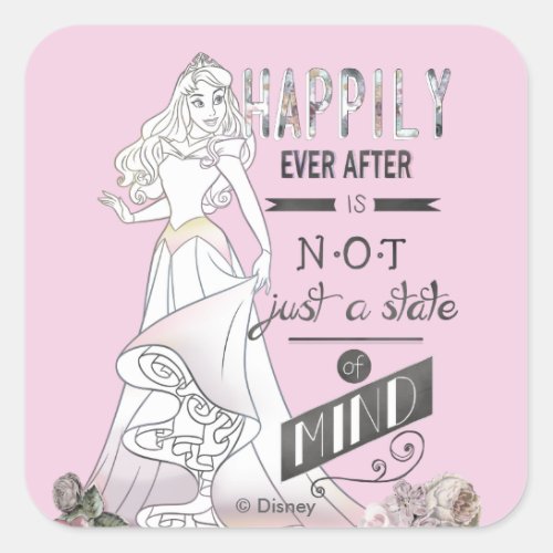 Aurora _ Happily Ever After Square Sticker
