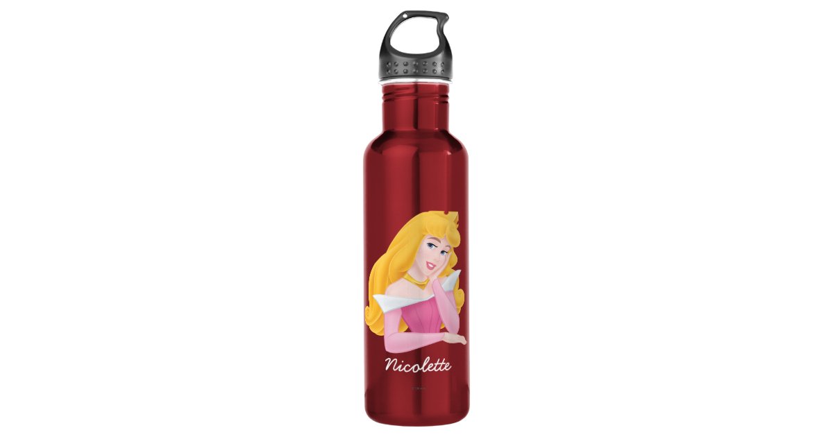 Princess Aurora 2 Stainless Steel Water Bottle, Zazzle