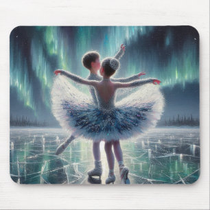 Aurora Ice Ballet Mouse Pad