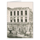 Aurora Illinois Aurora Beacon News 1871 Stone Lith (Front)