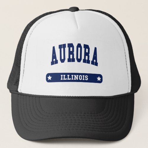 Aurora Illinois College Style t shirts Trucker Hat