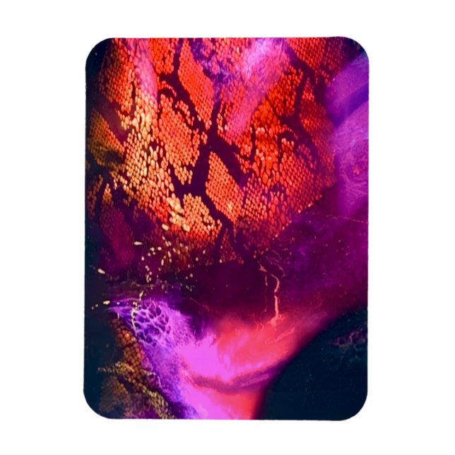 Aurora-Inspired Luxury Art Magnet (Vertical)