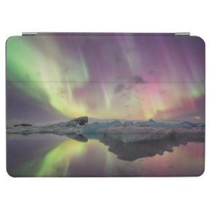 Aurora Lights Reflect in Lagoon iPad Air Cover
