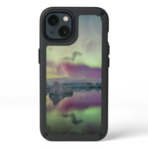 Aurora Lights Reflect Lagoon | Iceland Speck iPhone 13 Case