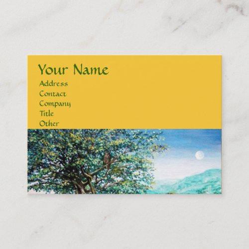 AURORA  MAGIC TREE green blueyellow Business Card