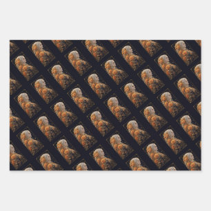 Aurora Marigold Crown Starry Night Flat Sheet