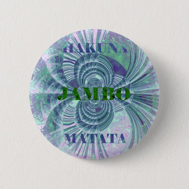 Aurora Matata Art Print Button (Front)