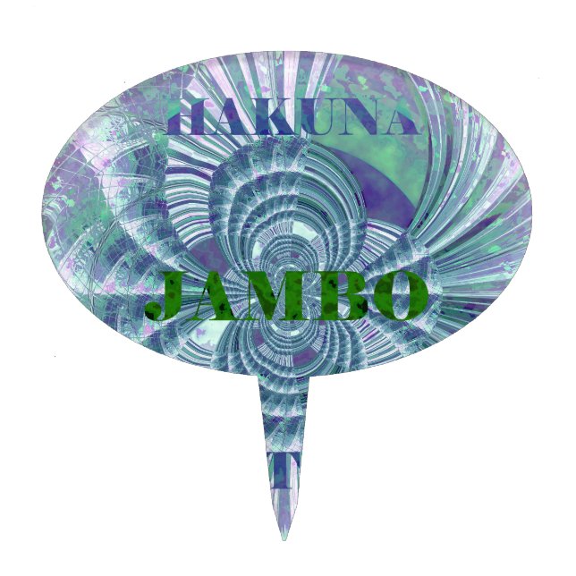 Aurora Matata Art Print Cake Topper (Front)