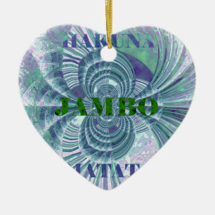 Aurora Matata Art Print Ceramic Ornament