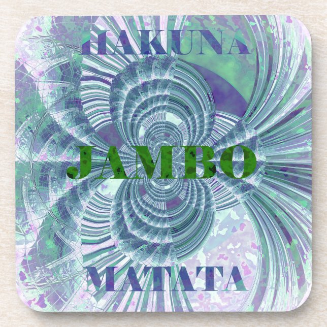Aurora Matata Art Print Coaster (Front)