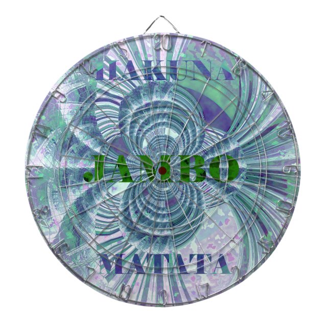 Aurora Matata Art Print Dart Board (Front)