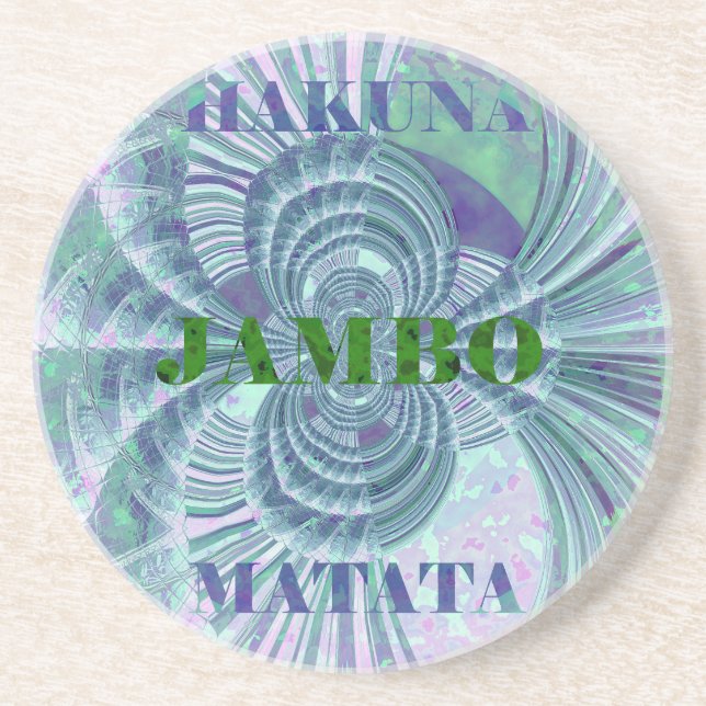 Aurora Matata Art Print Drink Coaster (Front)