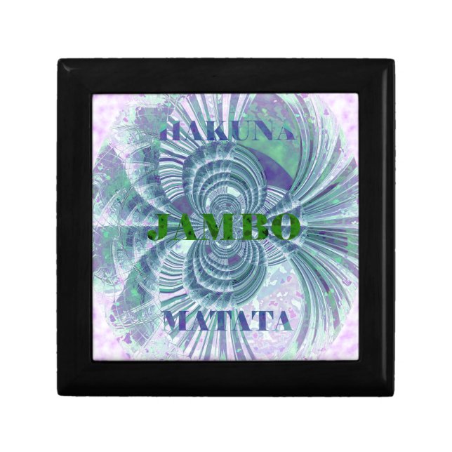Aurora Matata Art Print Jewelry Box (Front)