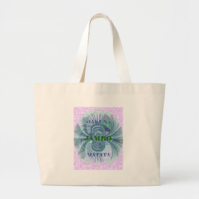 Aurora Matata Art Print Large Tote Bag (Front)