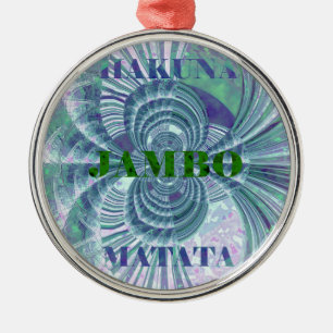 Aurora Matata Art Print Metal Ornament